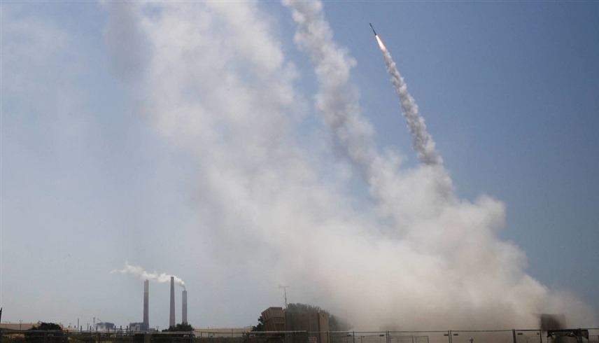 صاروخ أطلق من غزة صوب إسرائيل (أرشيف)