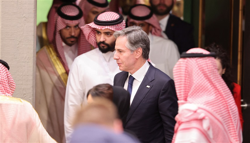 وزير الخارجية الأمريكي في الرياض (رويترز)