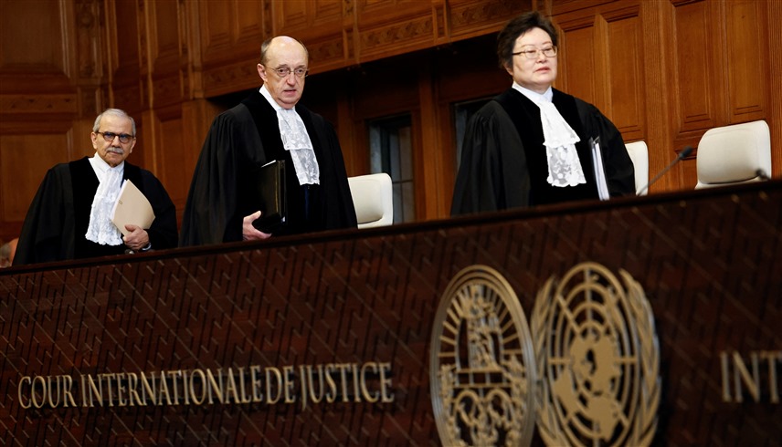 قضاة في محكمة العدل الدولية (رويترز)