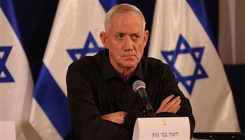 عضو حكومة الحرب الإسرائيلية بيني غانتس (أرشيف)
