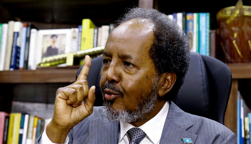 الرئيس الصومالي حسن شيخ محمود (أرشيف)