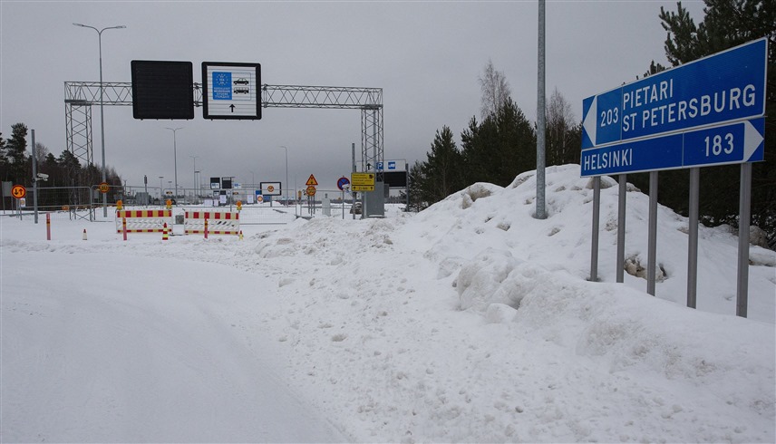 معبر حدودي بين روسيا وفنلندا (أرشيف)
