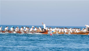 اختتام المرحلة الأولى من سباق دلما لقوارب التجديف