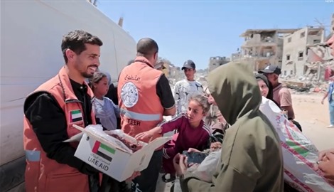 الإمارات تتصدر جهود الإغاثة في خانيونس