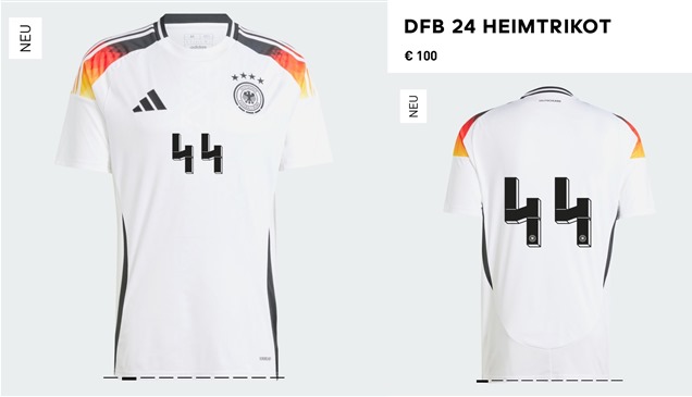 أديداس تمنع بيع قمصان منتخب ألمانيا رقم 44