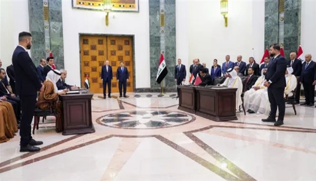 الإمارات والعراق وتركيا وقطر توقع اتفاقية "مشروع طريق التنمية"