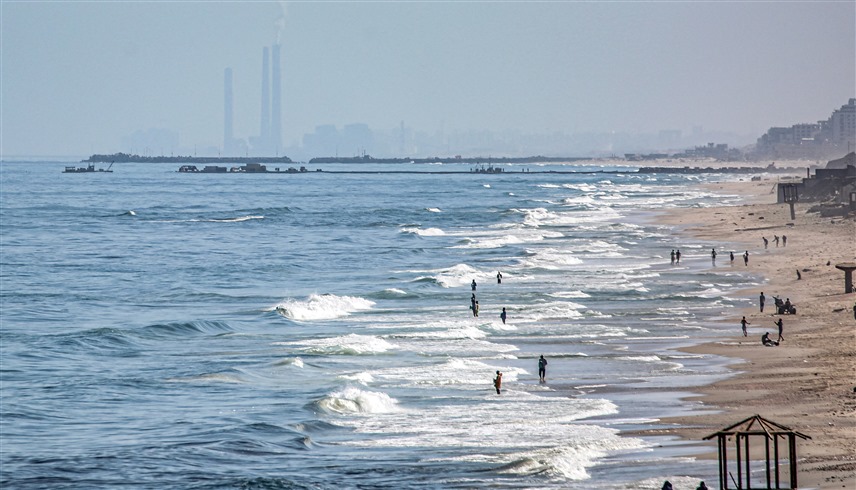 شاطئ قطاع غزة (أ ف ب)