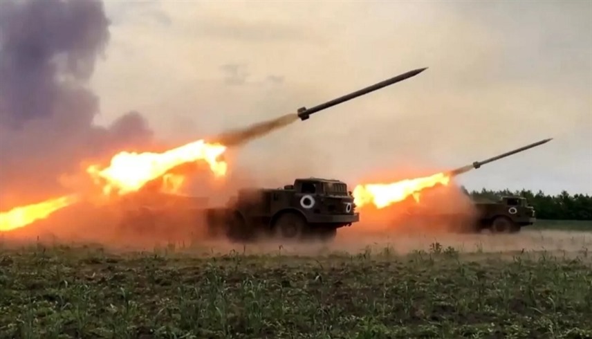راجمات صواريخ روسية في أوكرانيا (أرشيف)