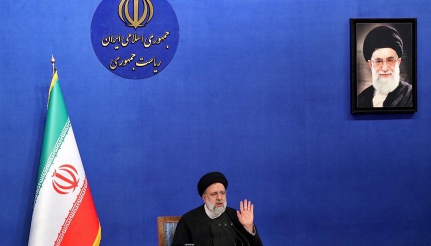 الرئيس الإيراني ابراهيم رئيسي.