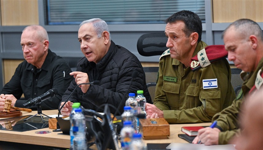 اجتماع سابق لنتانياهو ومسؤولي الدفاع في إسرائيل (أرشيف)