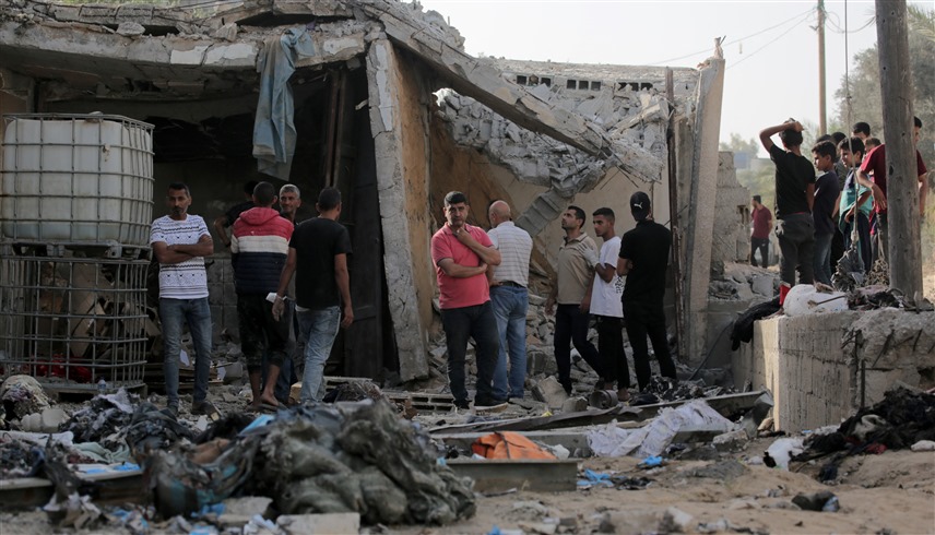 دمار كبير في قطاع غزة (أ ف ب)