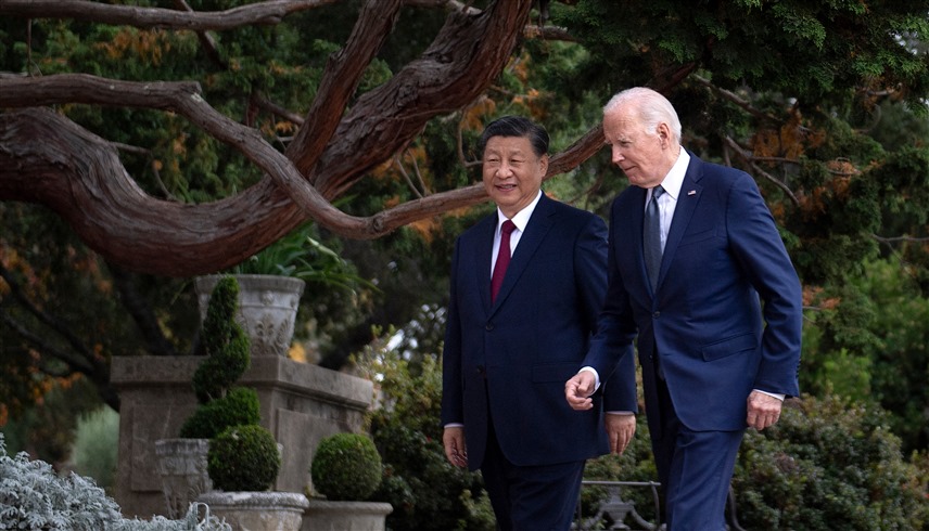 الرئيسان الأمريكي جو بايدن والصيني شي جين بينغ