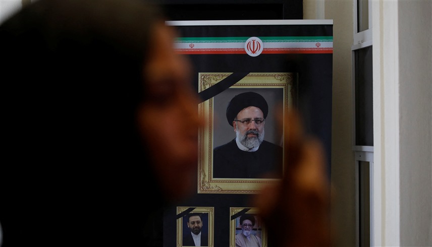 صورة للرئيس الإيراني الراحل إبراهيم رئيسي (أرشيف)
