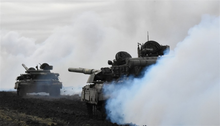 دبابات أوكرانية على خط المواجهة مع القوات الروسية (أرشيف)
