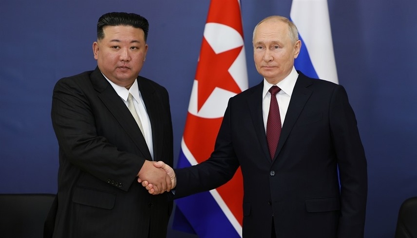 بوتين وكيم جونغ أون (أرشيف)