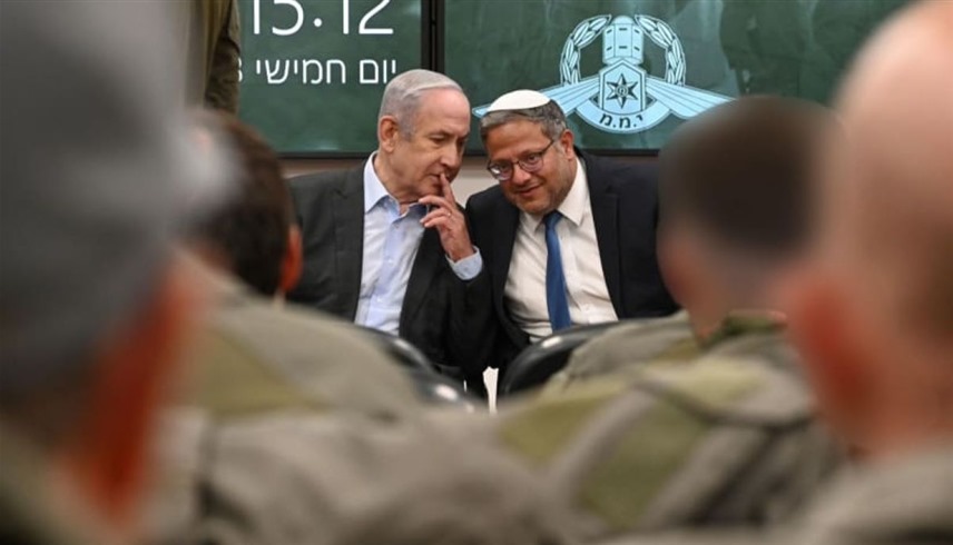 وزير الأمن القومي في إسرائيل بن غفير ورئيس الحكومة بنيامين نتانياهو (أرشيف)