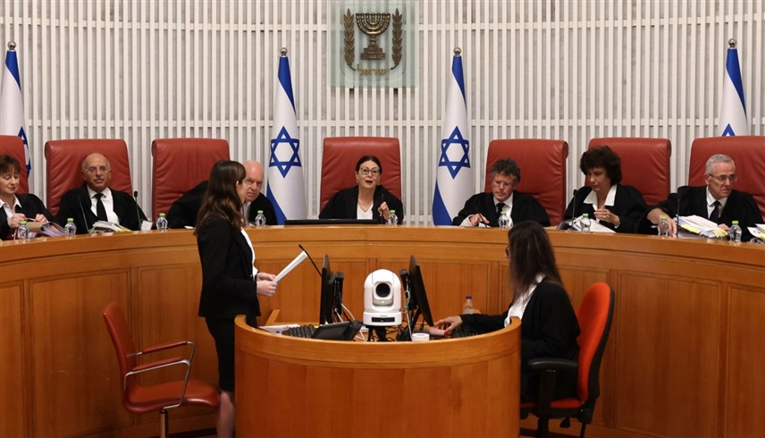 إحدى جلسات المحكمة العليا في إسرائيل (أرشيف)