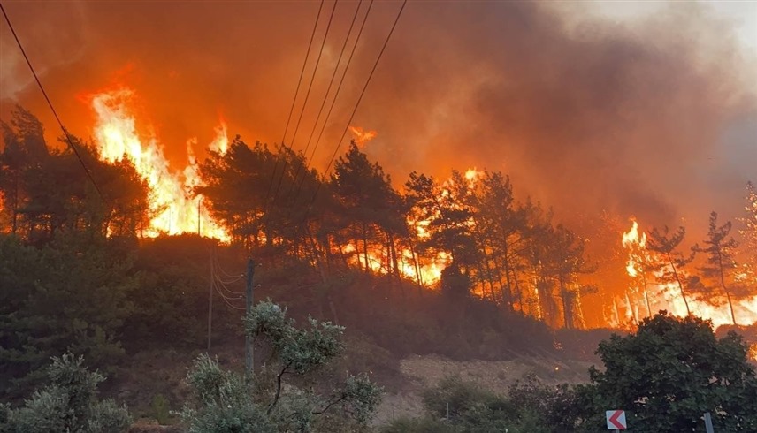 حريق غابات سابق في تركيا (أرشيف)