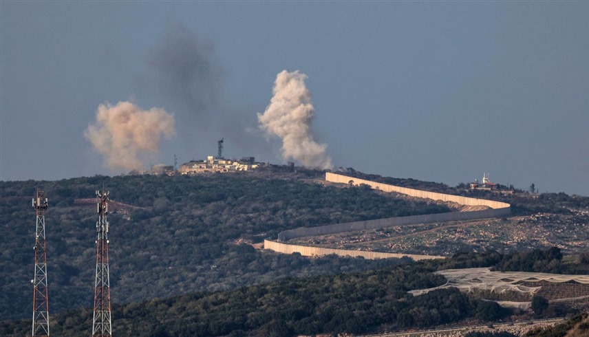 دخان في جنوب لبنان بعد قصف إسرائيلي (أرشيف)