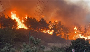 بسبب حريق غابات.. تعليق حركة الملاحة في مضيق الدردنيل بتركيا