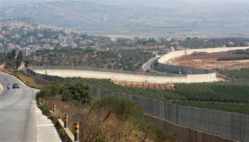 جانب من الحدود بين إسرائيل ولبنان (رويترز)