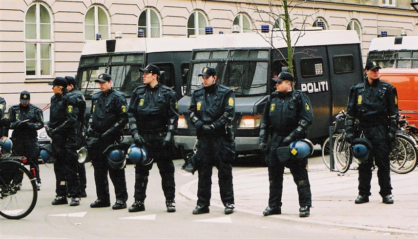 عناصر من الشرطةالدنماركية (أرشيف)