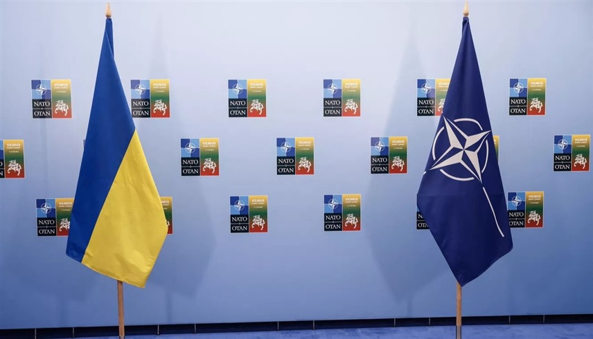 علما أوكرانيا وحلف الناتو (إكس)