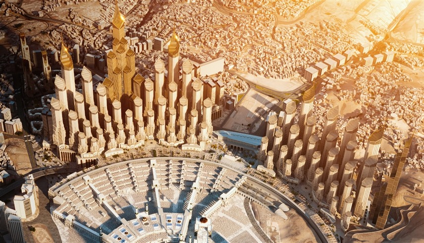 مشروع "بوابة الملك سلمان" في المسجد الحرام بمكة (إكس)