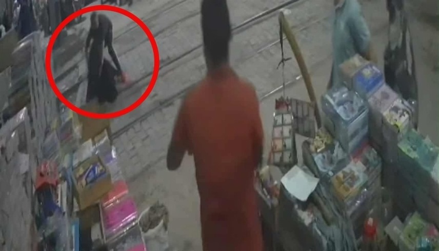 لقطة من الحادث