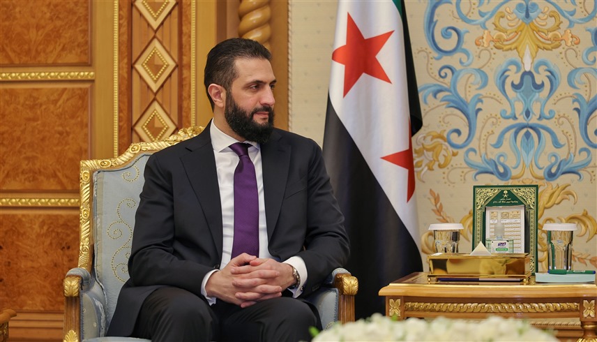 أحمد الشرع من زيارته للرياض 