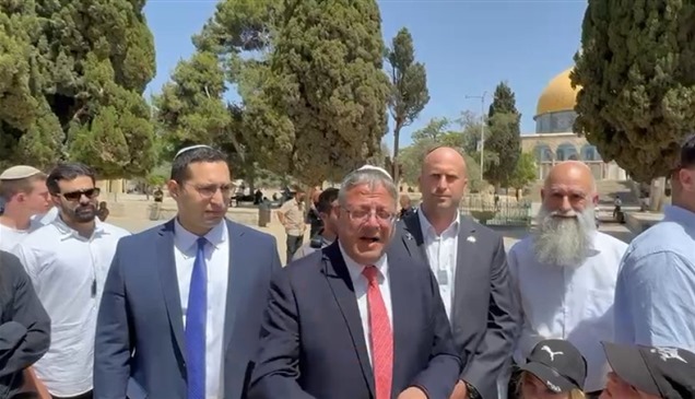 الثانية خلال أسبوع.. بن غفير يقتحم المسجد الأقصى