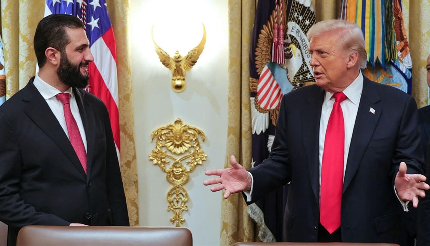 أحمد الشرع وترامب في البيت الأبيض 