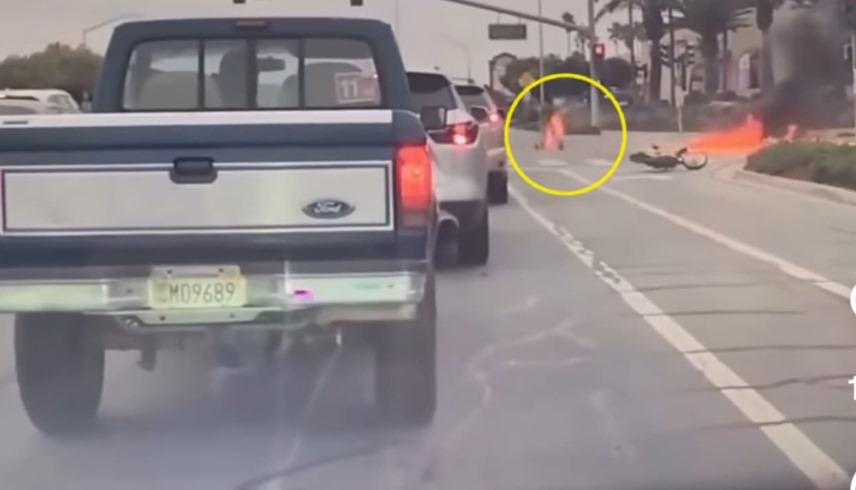 لقطات من الحادث
