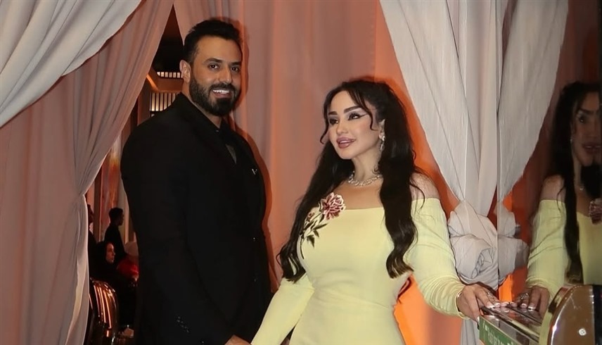 شهد الشمري وزوجها 