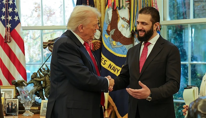 دونالد ترامب وأحمد الشرع 