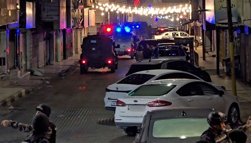 مشهد من موقع الاشتباك 