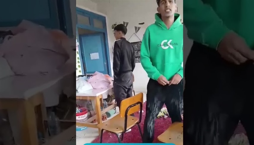 مشهد من الفيديو المتداول 