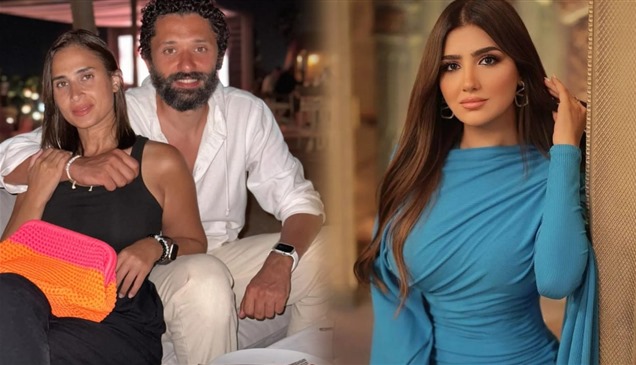 مي عمر تشعل مواقع التواصل برسالة خاصة لزوجة كريم محمود عبد العزيز
