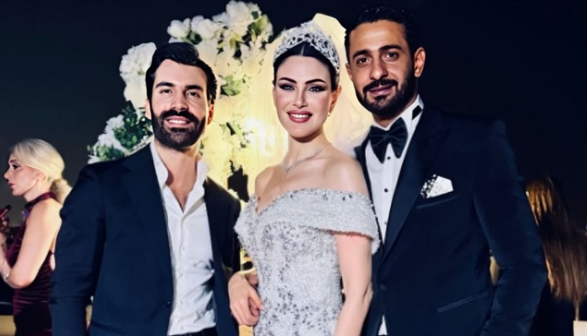 لقطة من زفاف دارين حداد 