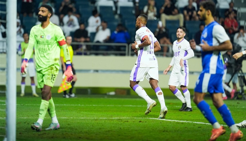 من مباراة العين والنصر (إكس)