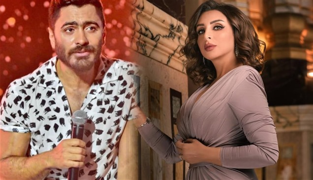 أنغام تطلب من جمهورها الدعاء لتامر حسني
