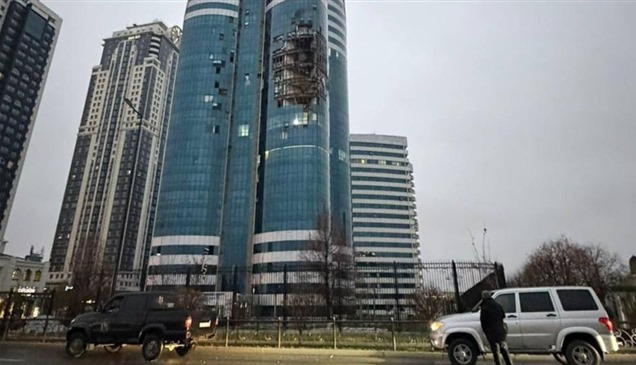 مسيرة تضرب مبنى حكومي في العاصمة الشيشانية