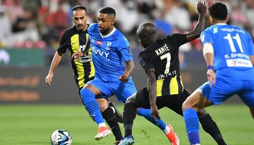 من لقاء الهلال والاتحاد (إكس)
