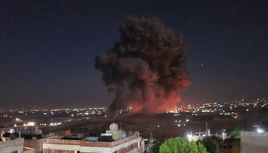 انفجار في لبنان بعد غارة إسرائيلية (أرشيف)