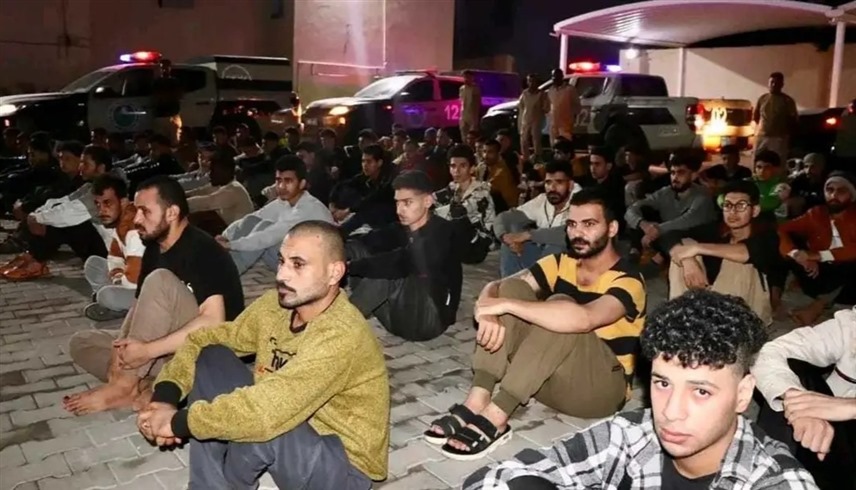 مهاجرون في مركز احتجاز بليبيا (أرشيف)