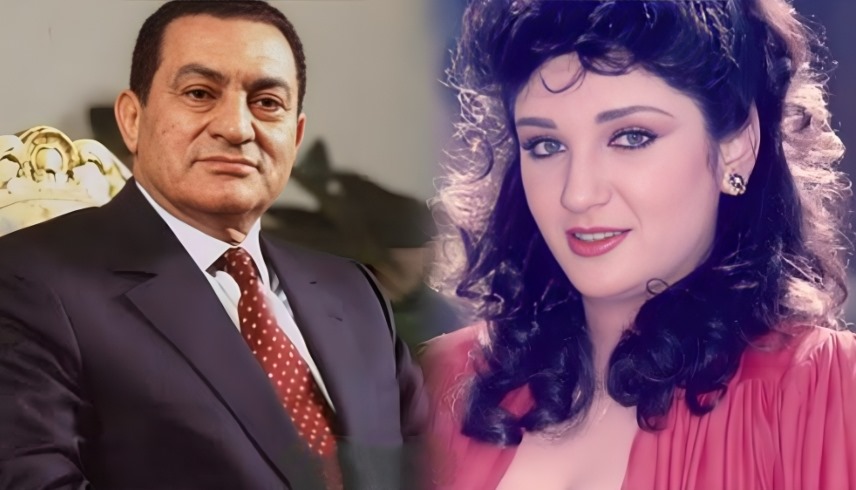 إيمان الطوخي وحسني مبارك (أرشيفية)