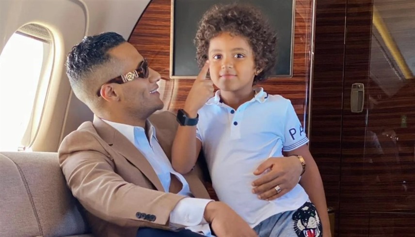محمد رمضان ونجله (أرشيفية)