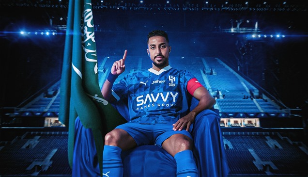 سالم الدوسري يحصد جائزة أفضل لاعب سعودي في دوري روشن