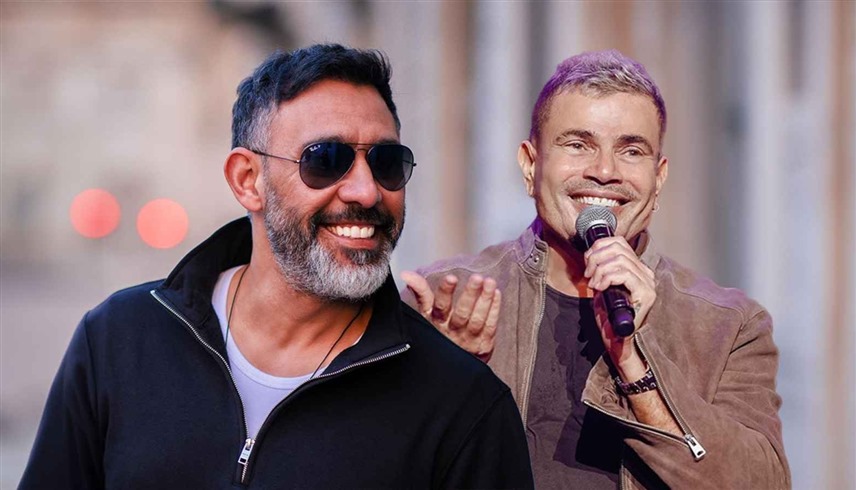 عمرو دياب وعمرو مصطفى (أرشيفية)
