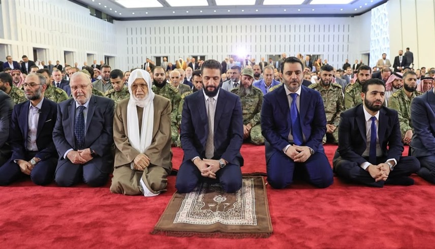 صلاة عيد الأضحى من قصر الشعب 
